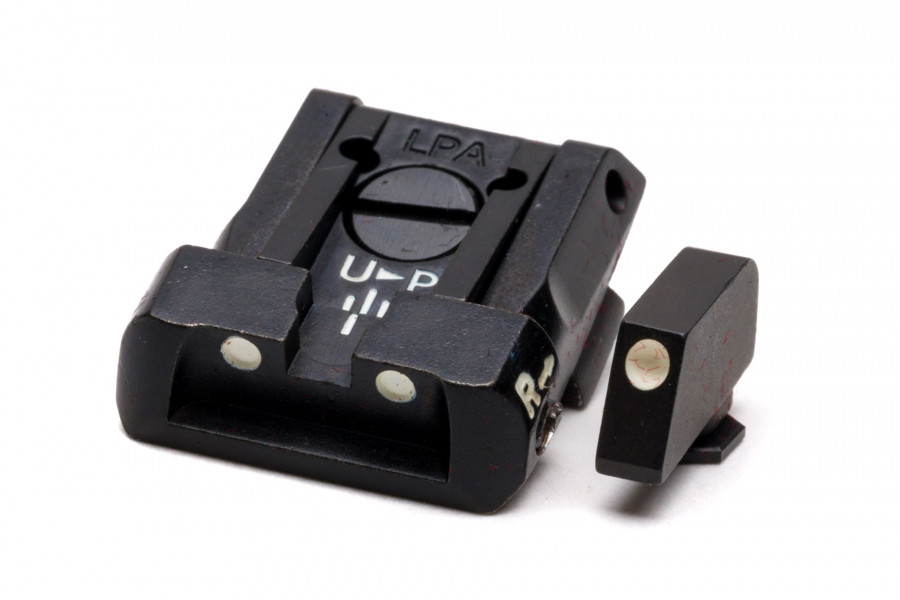 LPA Visier White Outline für Glock