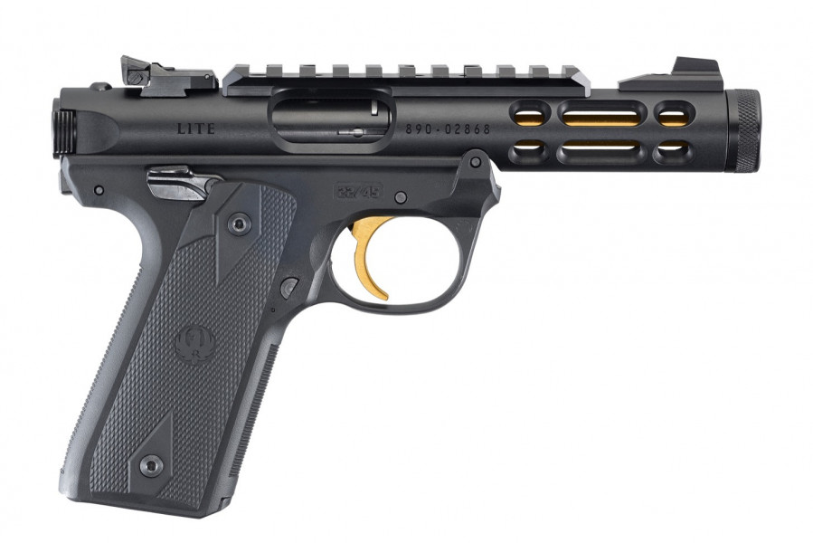 Ruger Mark IV 22/45 Lite black/gold