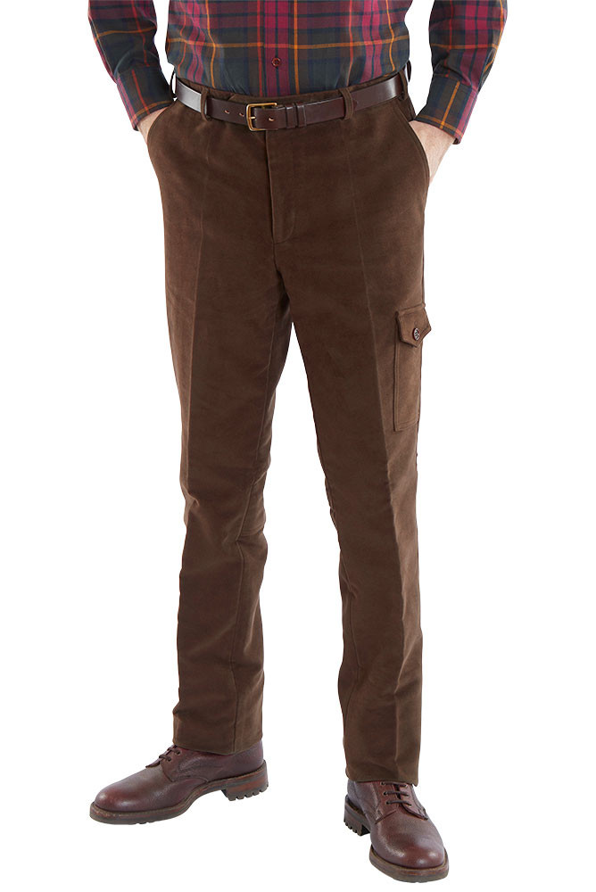Franken & Cie Jagdhose Moleskin braun