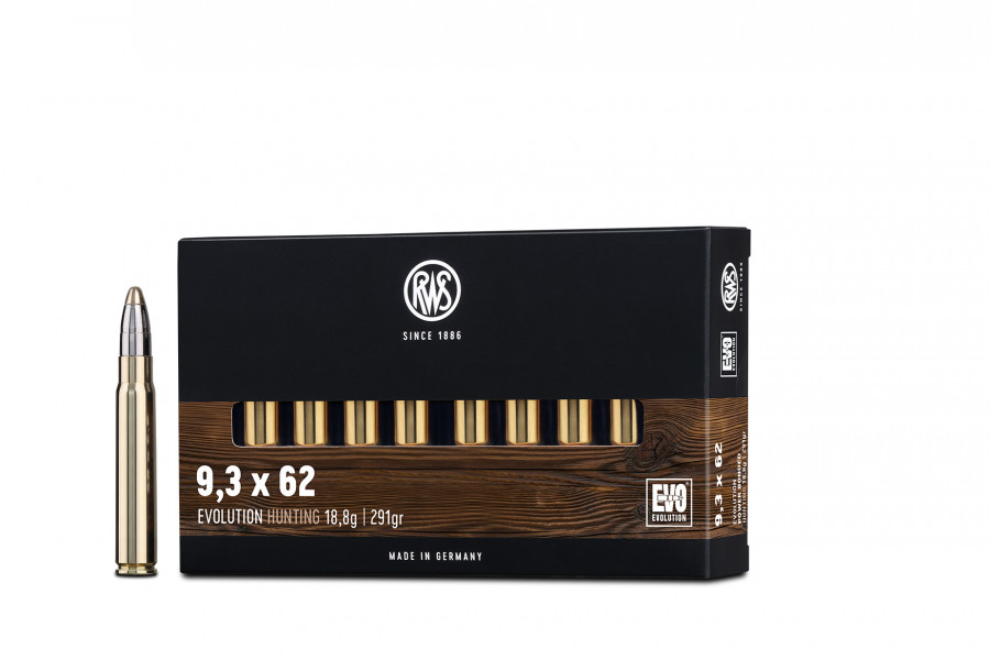 Büchsenpatronen RWS 9,3 x 62 EVO