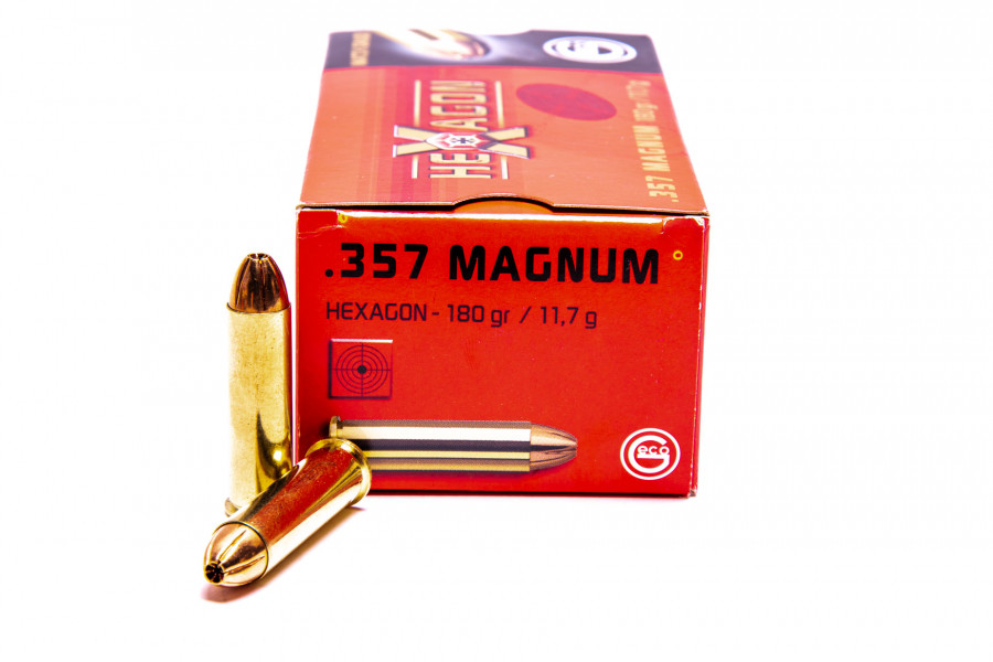 Revolverpatronen Geco 357 Magnum Hexagon