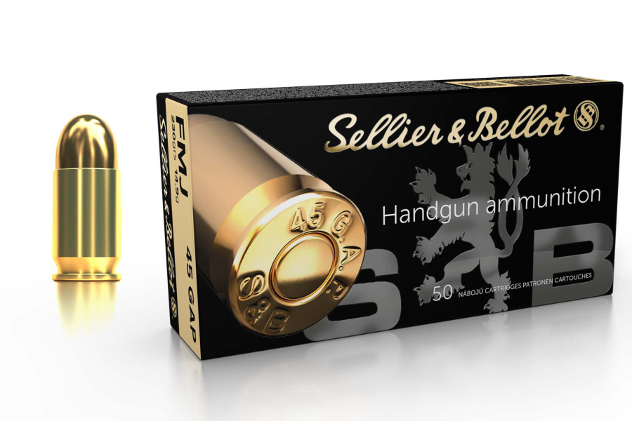Pistolenpatronen Sellier & Bellot 45 GAP FMJ