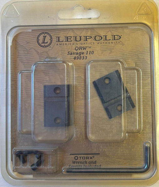 Leupold QRW Basen Savage 100 Flat RCVR 2-teilig, Matt