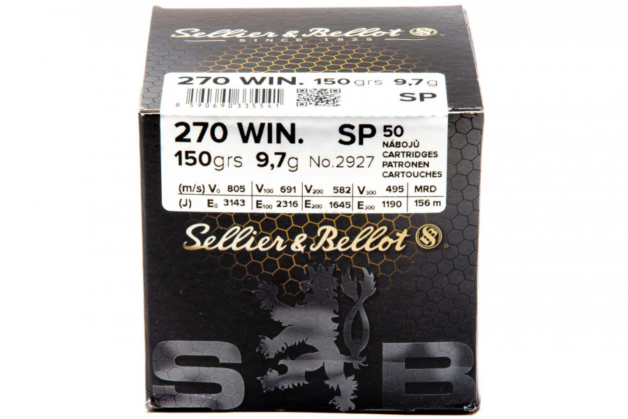 Büchsenpatronen Sellier & Bellot 270 Win. SP
