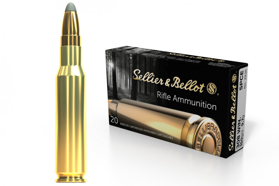 Büchsenpatronen Sellier & Bellot 308 Win. SPCE 9,7g/150gr