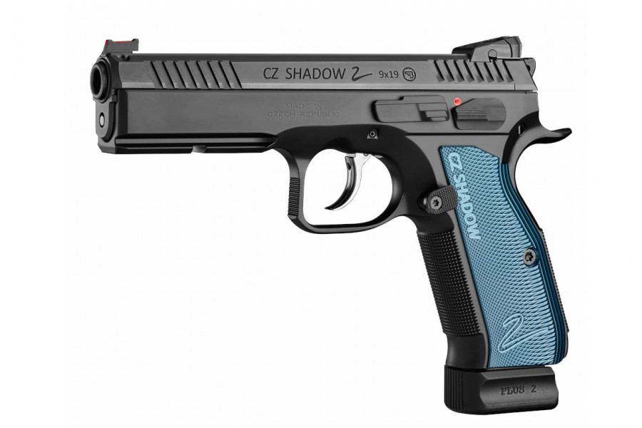 CZ Shadow 2 Blue Grip
