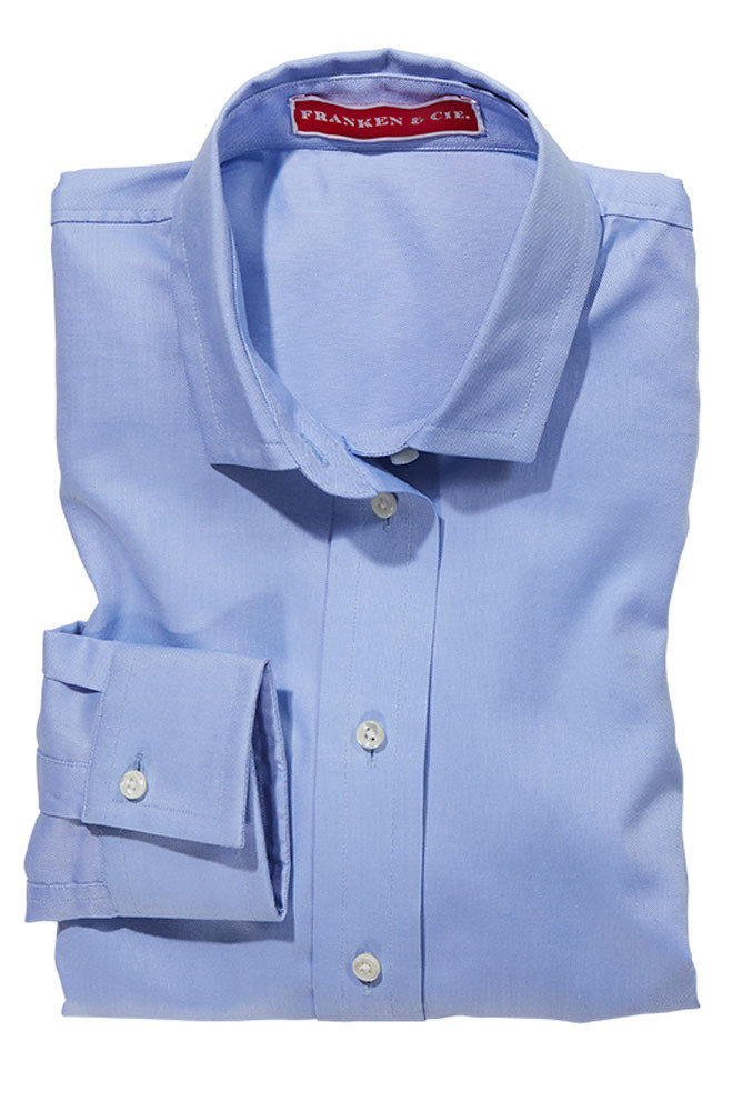 Franken & Cie Damen Bluse Suede Oxford