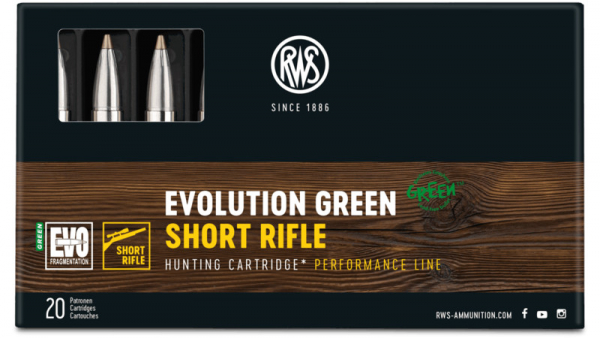 Büchsenpatronen RWS 308 Win. EVOgreen-Short-Rifle