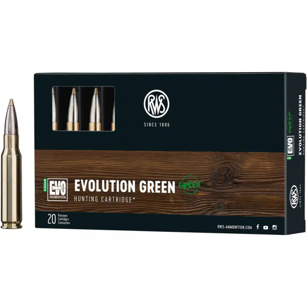 Büchsenpatronen RWS 30-06 Spring. EVOgreen