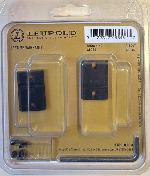 Leupold QRW/PRW Basen Browning A-Bolt, 2 Teilig, Glänzend