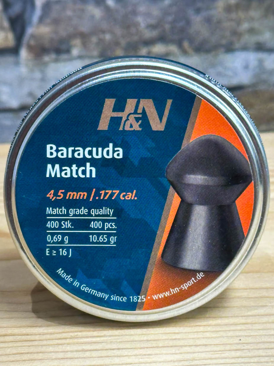 Luftgewehrmunition H&N Baracuda Match 4,5mm
