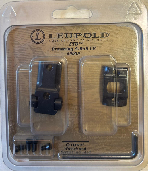 Leupold STD Basen Browning A-Bolt, 2 Teilig, Standard, Glänzend