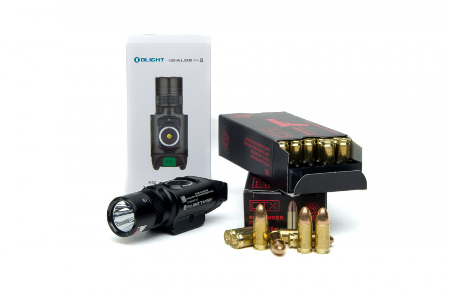 Olight Laser-Licht BaldrPro R Black mit Munition