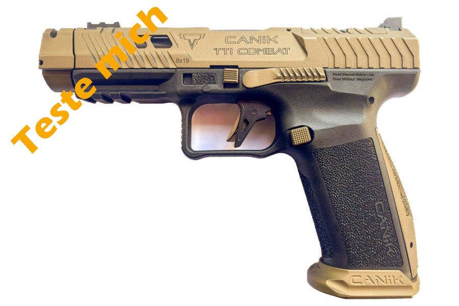 Testwaffe Canik TP9 TTI Taran Tactical