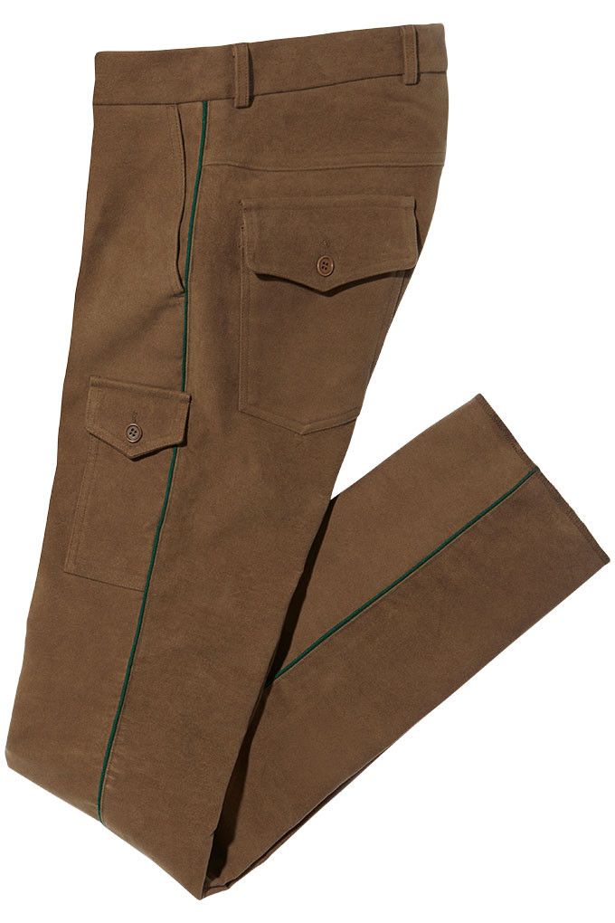 Franken & Cie Damen Jagdhose Moleskin Paspel