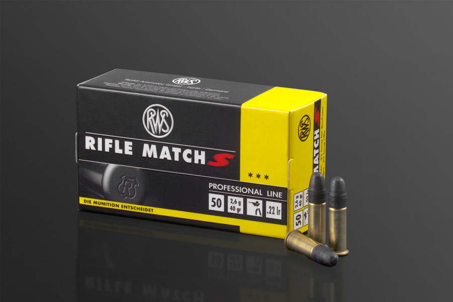 Randfeuerpatronen RWS 22lr Rifle Match S