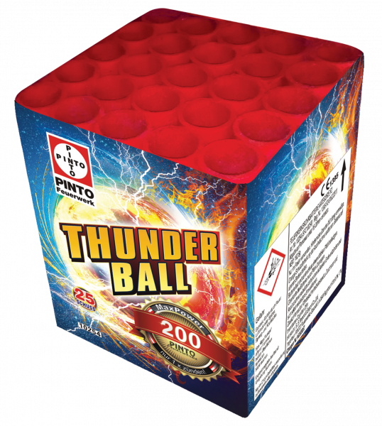 Batteriefeuerwerk Thunder Ball