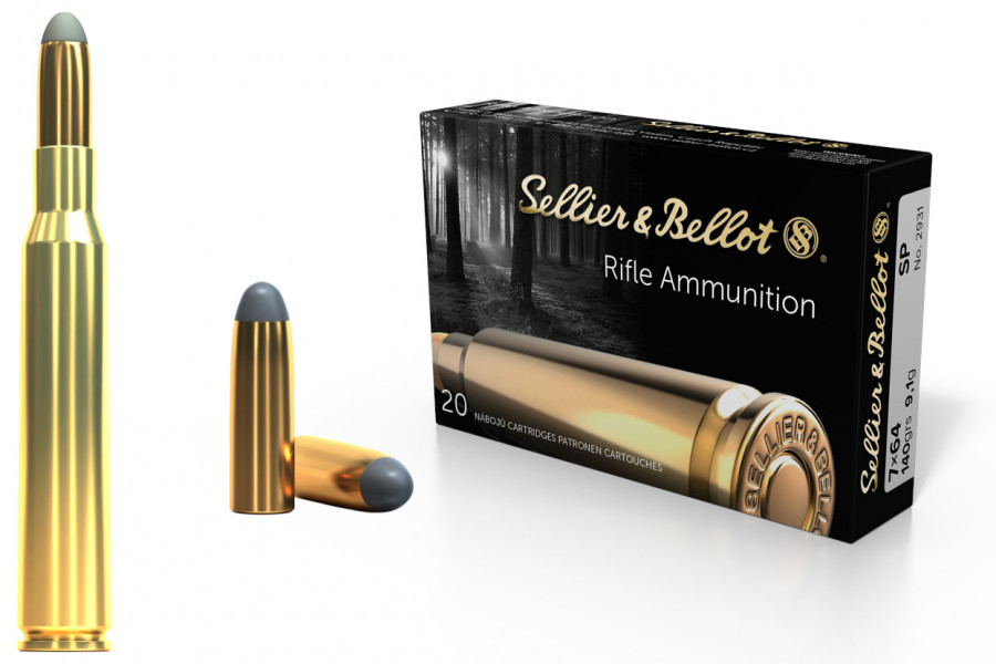 Büchsenpatronen Sellier & Bellot 7 x 64 SP