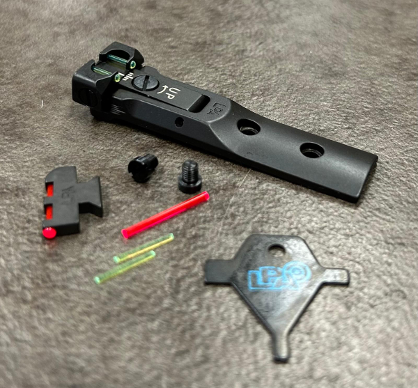 LPA Fiber-Optik-Visier f. S&W-Revolver mit K-, L- und N-Rahmen