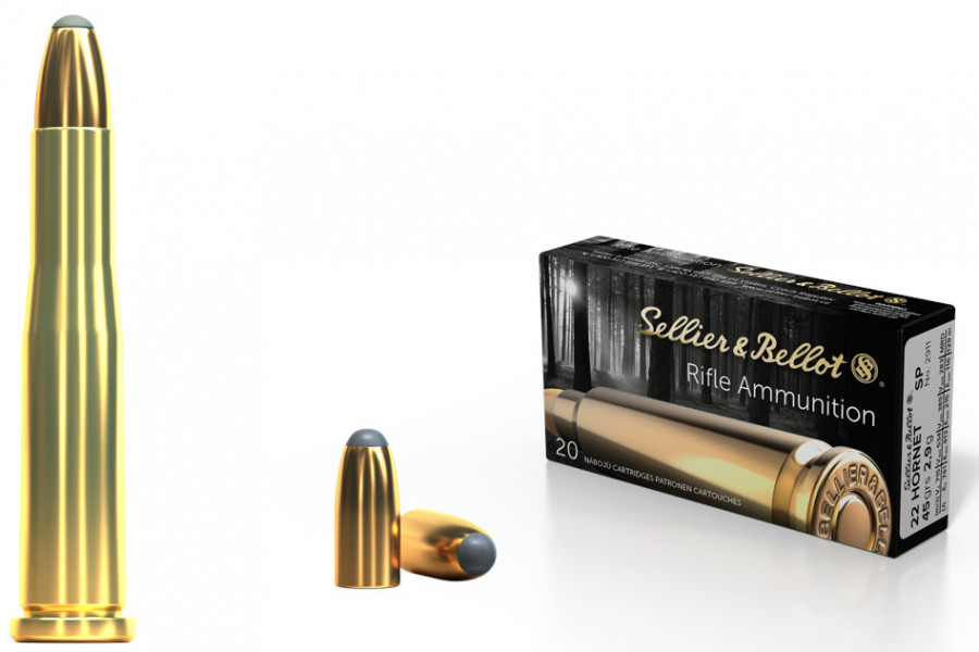 Büchsenpatronen Sellier & Bellot 22 Hornet SP