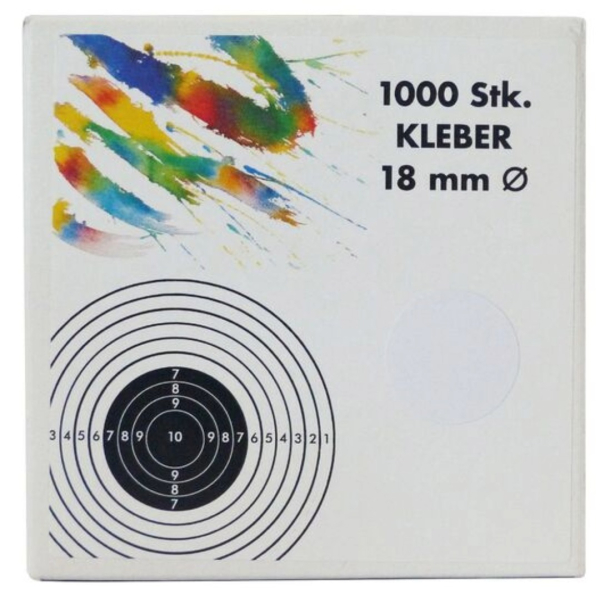 Schußpflaster Ulrich 18mm weiß