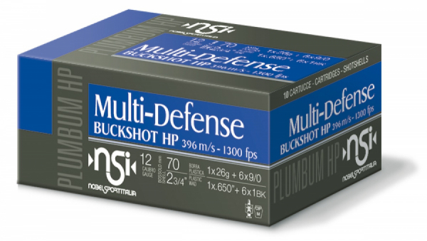 Schrotpatronen NSI Multi Buckshot HP