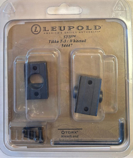 Leupold STD Basen TikkaT3/T3x, 2 Teilig, Standard, Matt