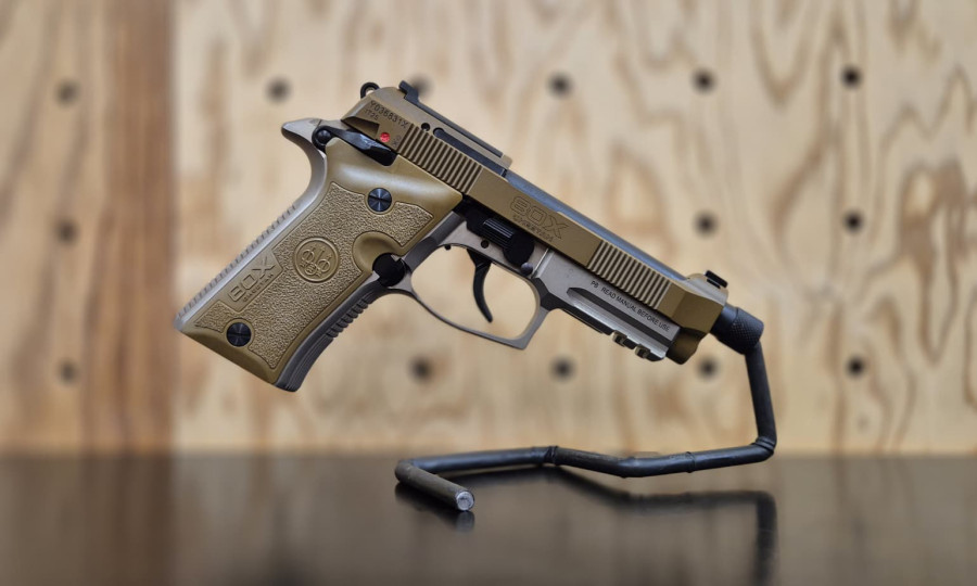 Beretta 80X Tactical FDE 1/2"x28