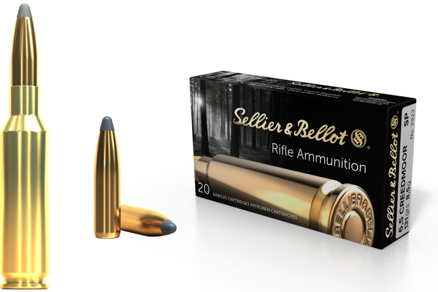 Büchsenpatronen Sellier & Bellot 6,5 Creedmoor SP 8,5g/131gr