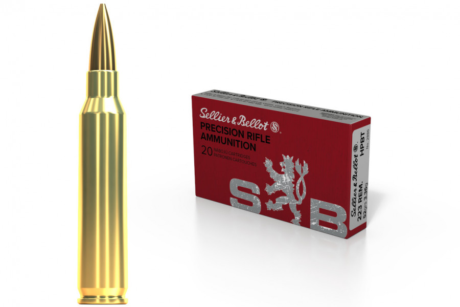 Büchsenpatronen Sellier & Bellot 223 Rem. Match-HPBT