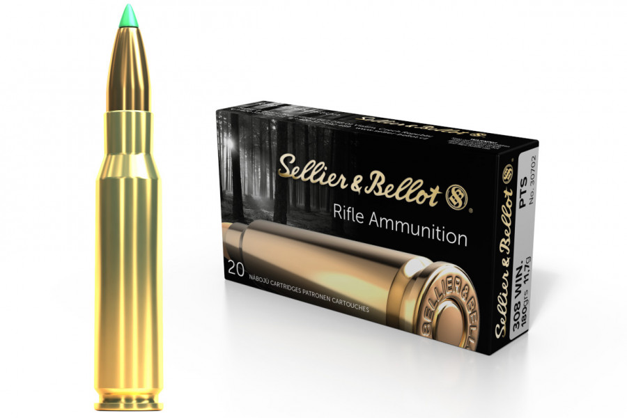 Büchsenpatronen Sellier & Bellot 308 Win. PTS 11,7g/180gr
