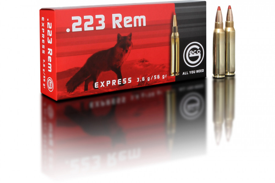 Büchsenpatronen GECO 223 Rem. Express 3,6g/55gr