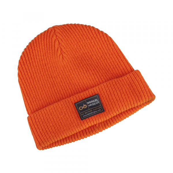 Merkel Gear Merino-Wool-Beanie Orange