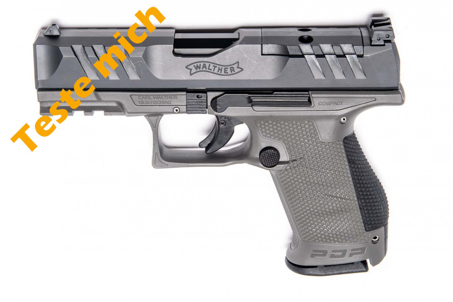 Testwaffe Walther PDP Compact 4 Zoll TUNGSTEN GREY