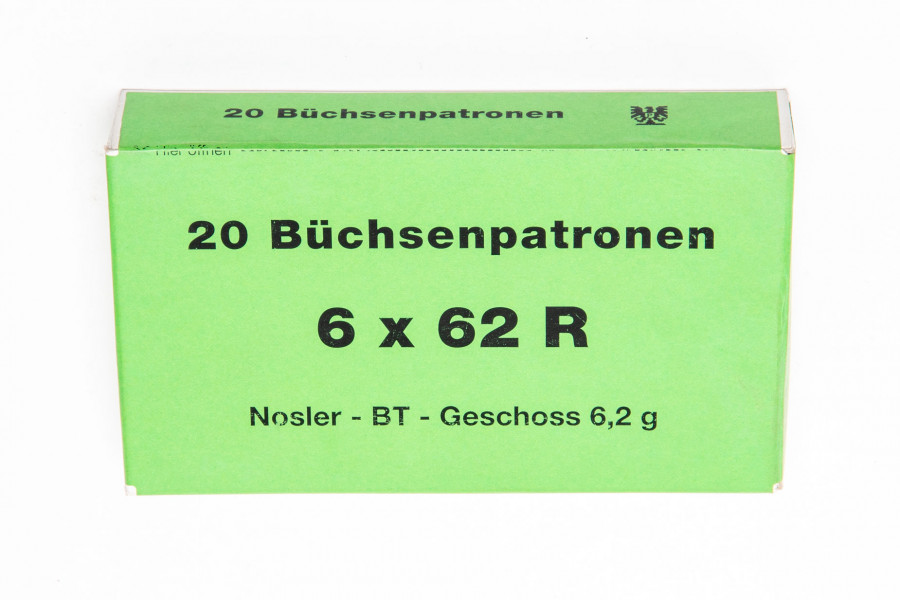 Büchsenpatronen Dorfner 6 x 62 R Nosler Ballistic Tip