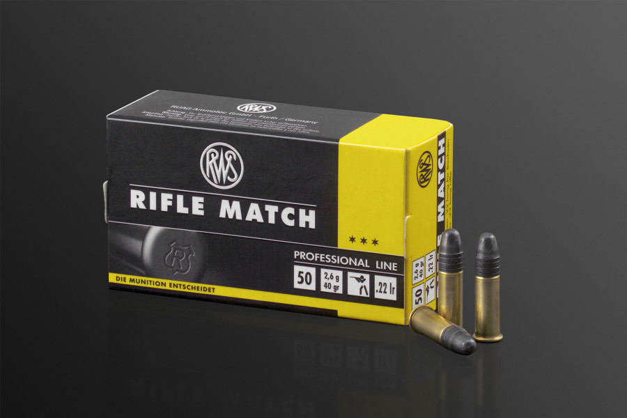 Randfeuerpatronen RWS 22lr Rifle Match