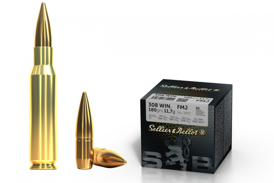 Büchsenpatronen Sellier & Bellot 308 Win. FMJ