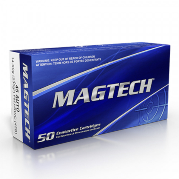 Pistolenpatronen CBC Pistolenpatronen CBC Magtech 45 Auto FMJ-SWC