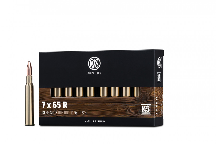 Büchsenpatronen RWS 7 x 65 R KS