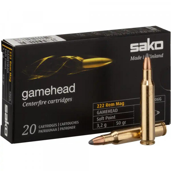 Büchsenpatronen Sako 222 Rem. Mag. TM
