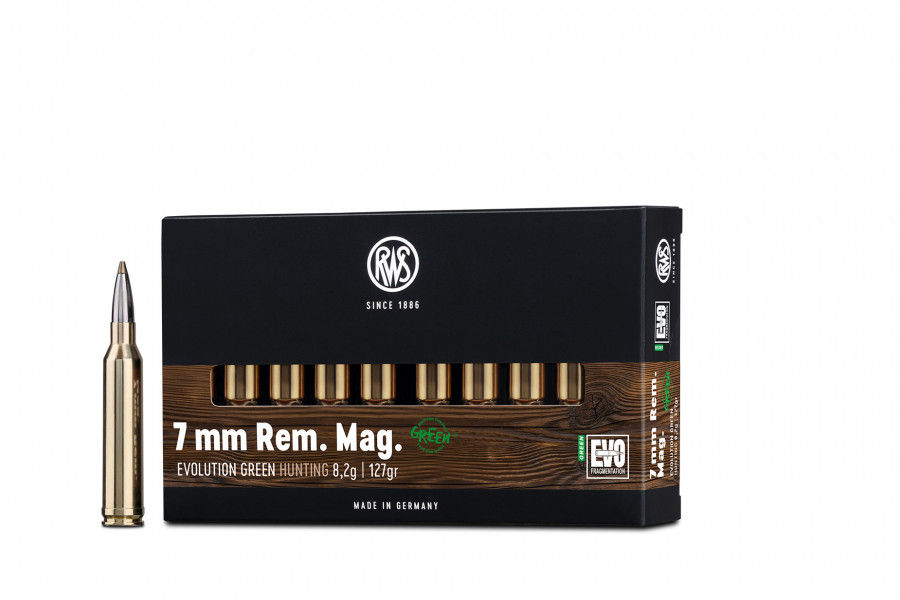Büchsenpatronen RWS 7 mm Rem. Mag. EVOgreen