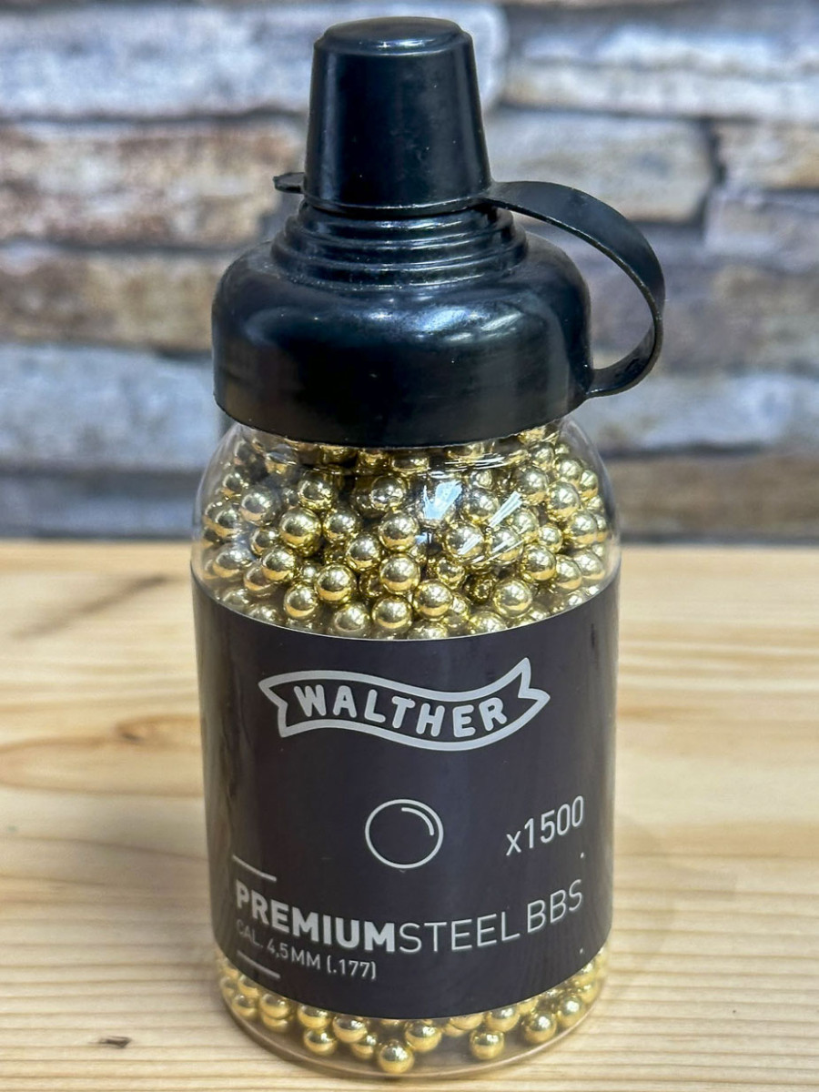 Luftgewehrmunition Walther Premium Gold Stahl BBs