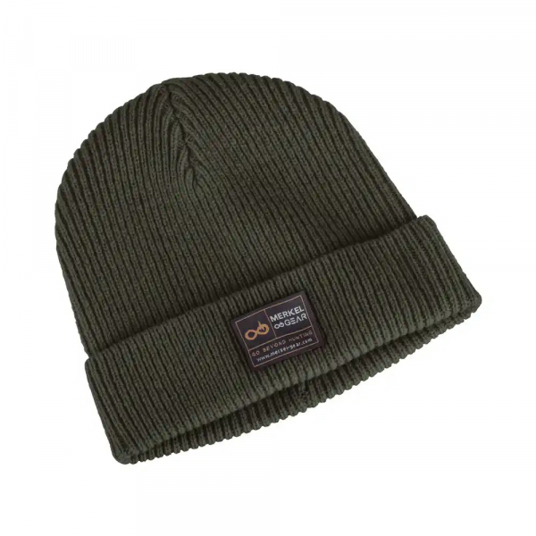 Merkel Gear Merino-Wool-Beanie Oliv