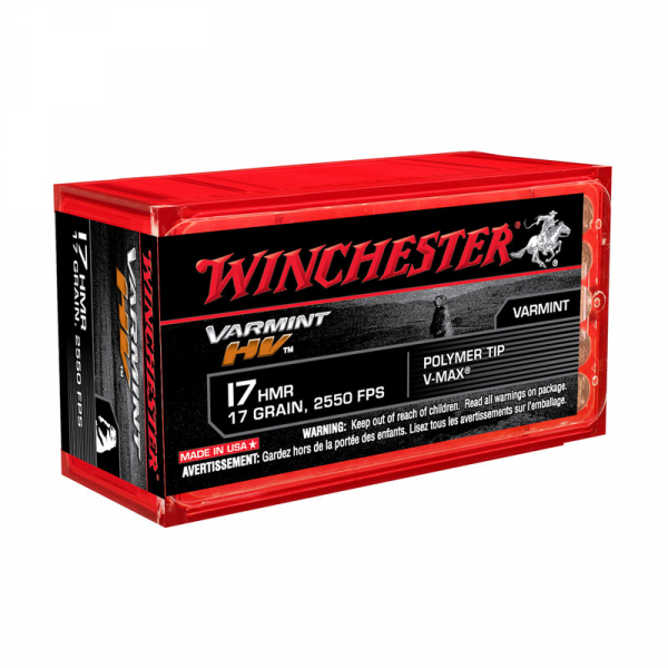 Randfeuerpatronen Winchester .17 HMR V-Max Supr.