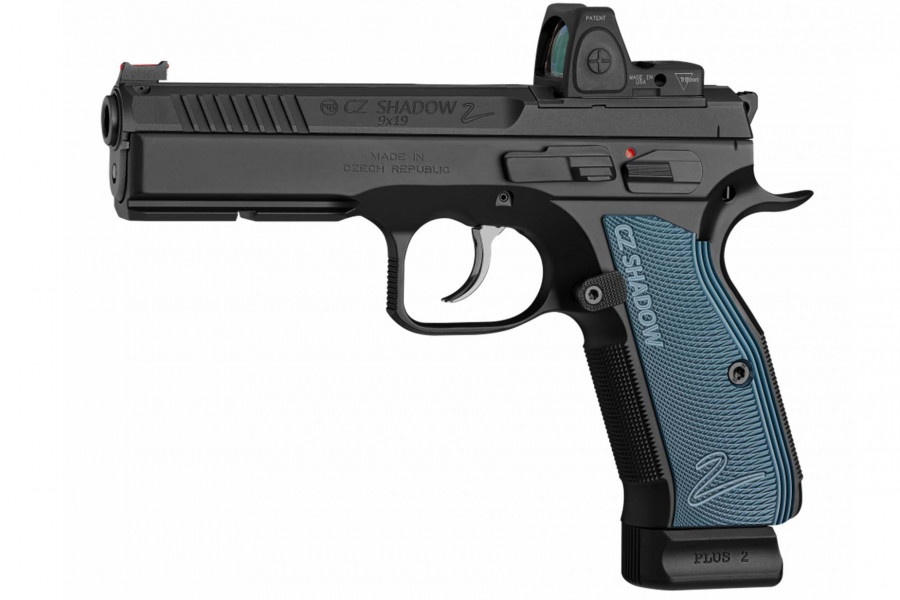CZ Shadow 2 BLUE GRIP OR