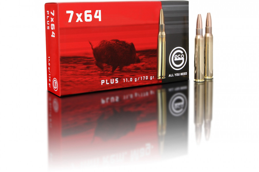 Büchsenpatronen GECO 7 x 64 Plus 11,0g/170gr