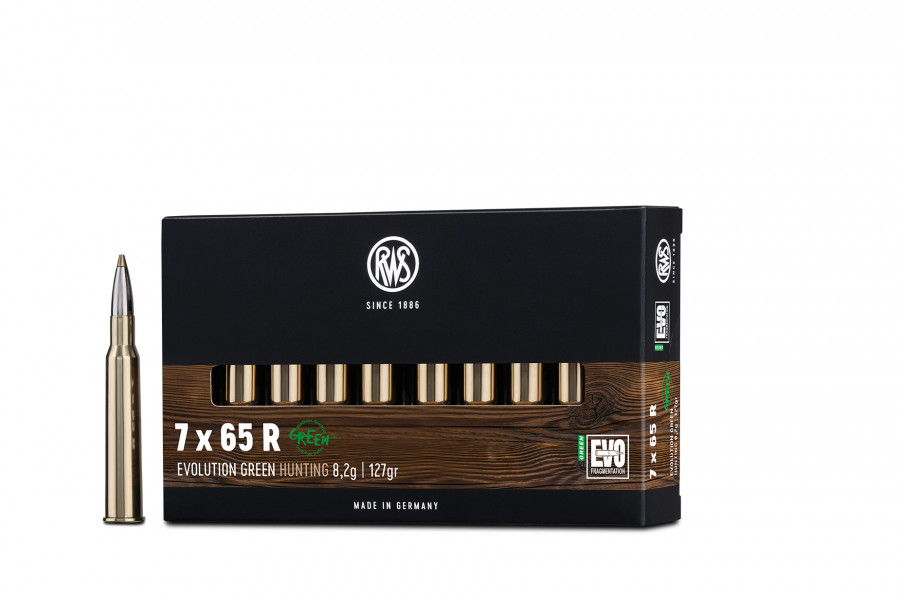 Büchsenpatronen RWS 7 x 65 R EVOgreen