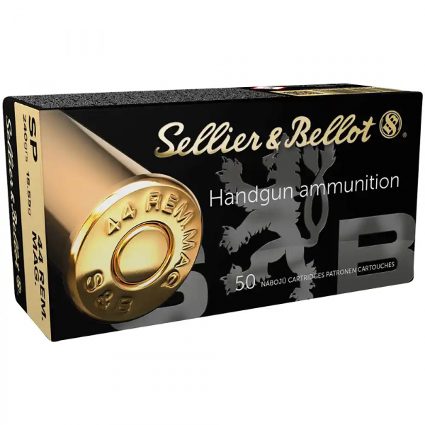 Revolverpatronen Sellier & Bellot 44 Rem. Mag. SJHP