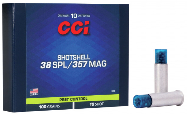 Revolverpatronen CCI 38/357 Schrot