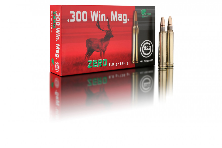 Büchsenpatronen GECO 300 Win. Mag. Zero 8,8g/136gr BLEIFREI